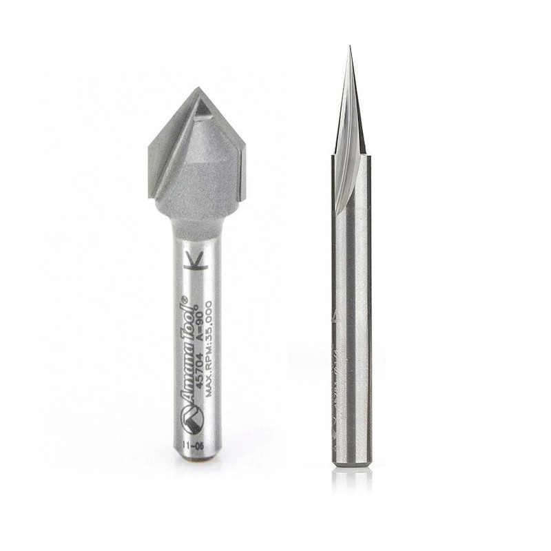 2-piece Signmaking Bit Set for Axiom Iconic CNC Machinesby Amana Tool
